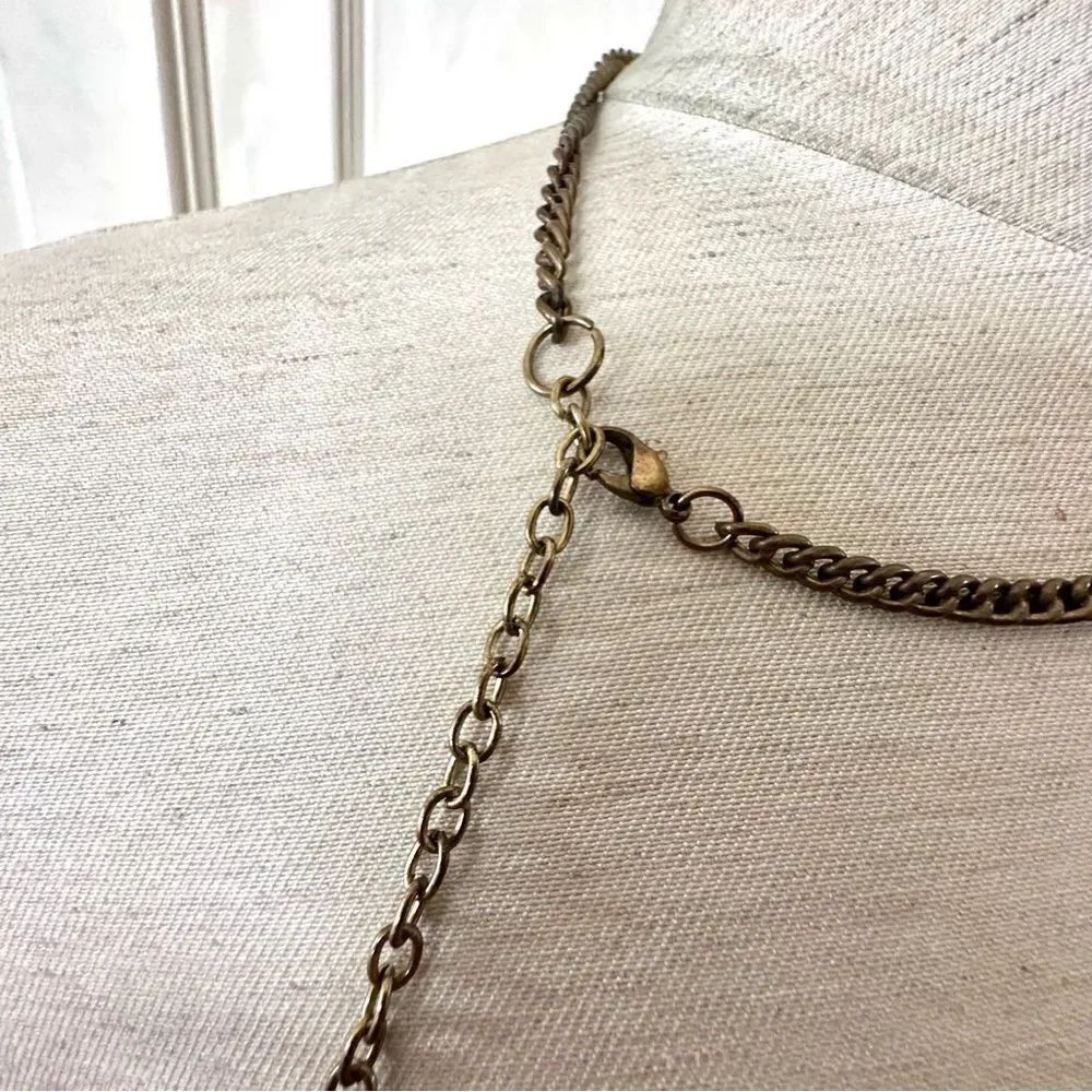 Chain beaded statement necklace - Picture 6 of 11